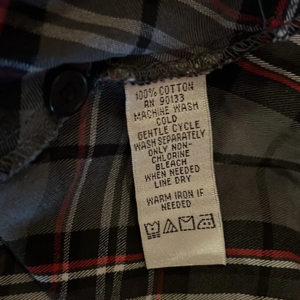 Joan Rivers plaid peplum button  Down shirt Sz S - Picture 8 of 9